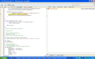 Ukázka chybové zprávy na linku č.418