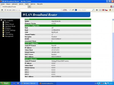 status routru tovarni nastaveni