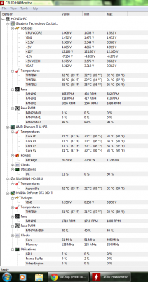 druhý den po vyčištění od nánosů prachu
