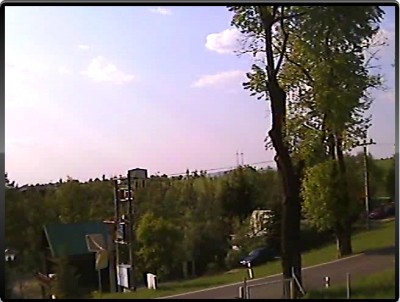 Obraz z ICA-310 - den: rozmazaný, zabírající příliš málo prostoru kolem sebe