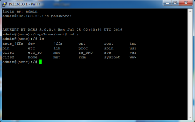 Připojení pomocí SSH