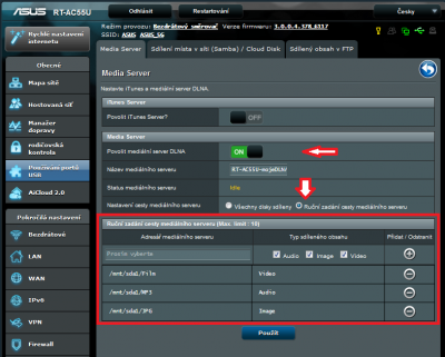 DLNAset1.png (137.67 KiB) Zobrazeno 2958 x Konečné nastavení