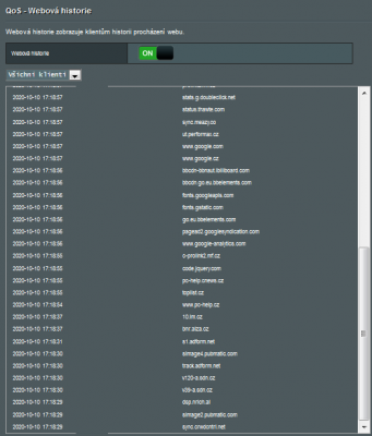 Historie webových stránek